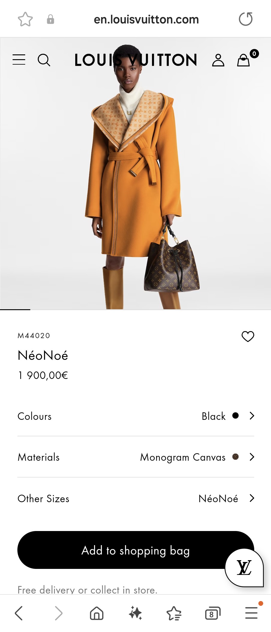 루이비통 M44020 네오노에