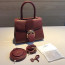 Delvaux Brillant 미니 로데오 송아지 가죽 로즈우드