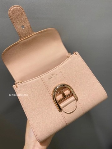 Delvaux Brillant 미니 로데오 송아지 가죽 핑크