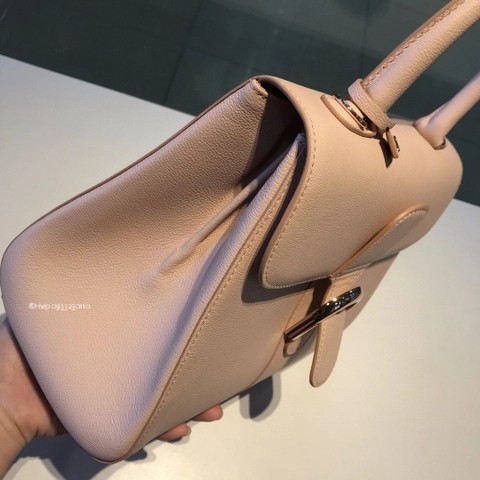 Delvaux Brillant MM 로데오 송아지 가죽 핑크