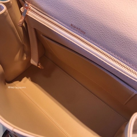 Delvaux Brillant MM 로데오 송아지 가죽 핑크
