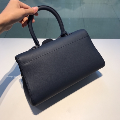 Delvaux Brillant MM 로데오 송아지 가죽 네이비 블(가로형)