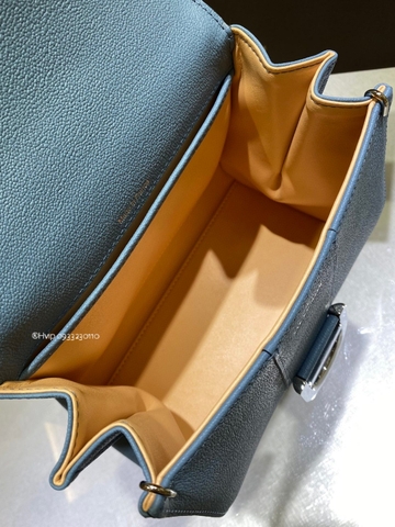 Delvaux Brillant 미니 로데오 송아지 가죽 아주르