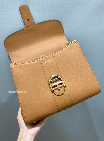 Delvaux Brillant MM 로데오 송아지 가죽 베지탈 - 아이보리