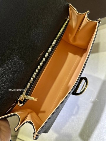 Delvaux Brillant MM 로데오 송아지 가죽 블랙 (가로형)