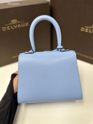Delvaux Brillant MINI 박스 카프 아주르