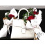 Delvaux Brillant MM 박스 카프 화이트