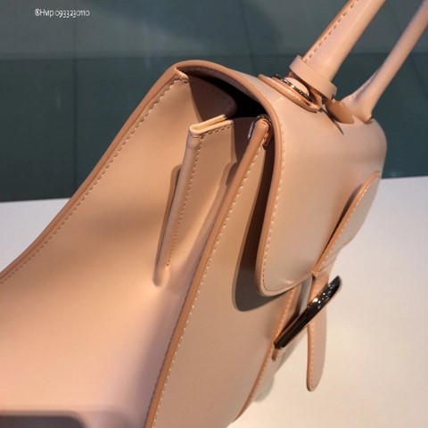Delvaux Brillant MM 박스 카프 로즈