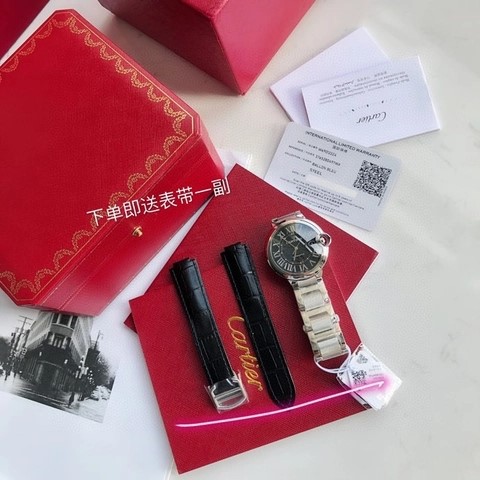 까르띠에 발롱 블루 드 W69012Z4 시계 42mm