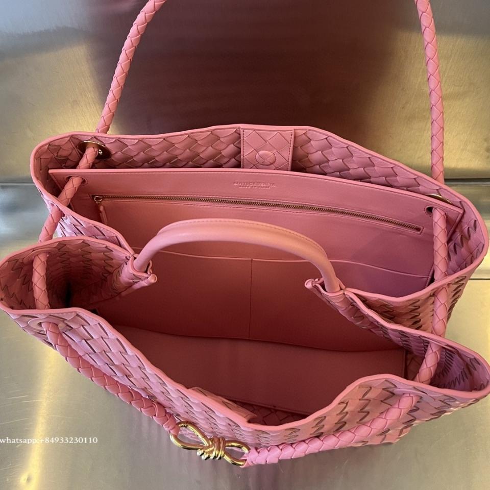 보테가베네타 라지 안디아모 핑크 743575 45*22*34 cm