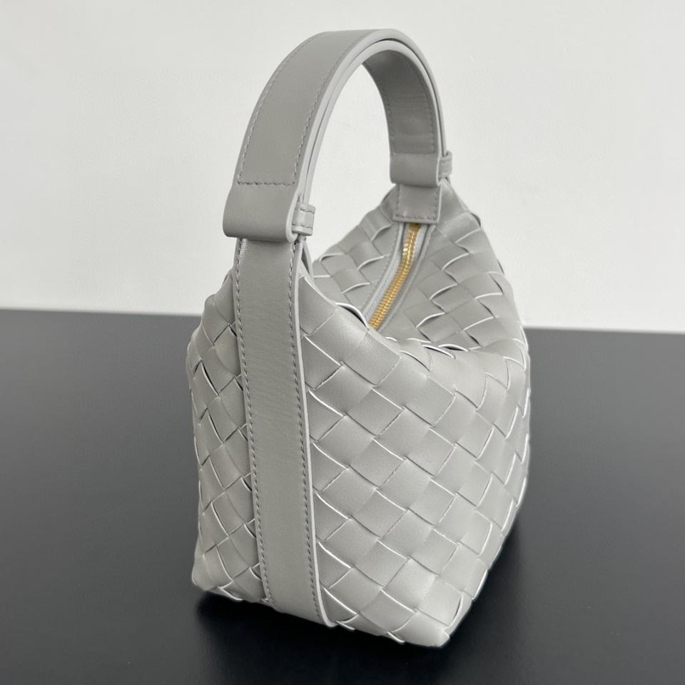 보테가 베네타 ES - 캔디 월리스 그레이 776781V3 17x13.5x5.3cm
